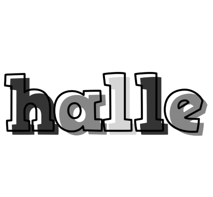 Halle night logo