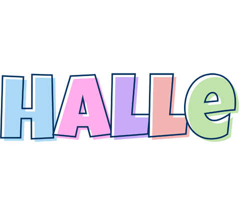 Halle pastel logo
