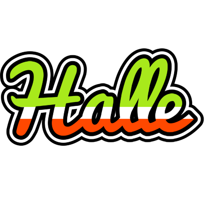 Halle superfun logo