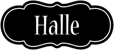 Halle welcome logo