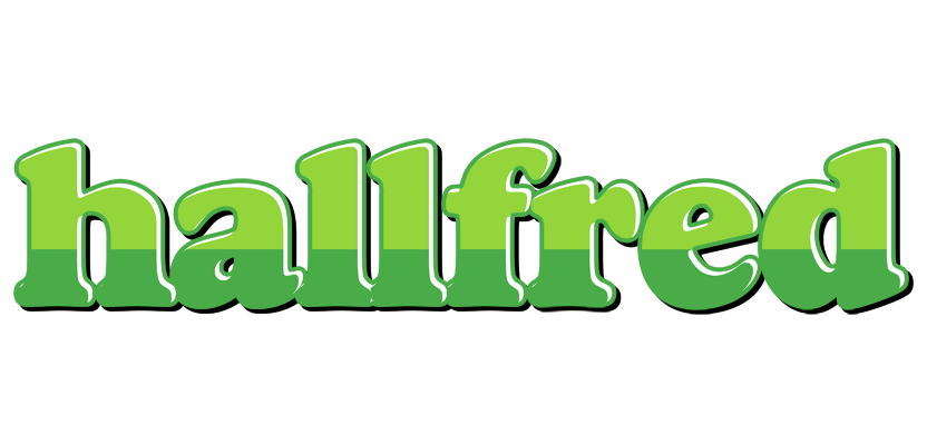 Hallfred apple logo