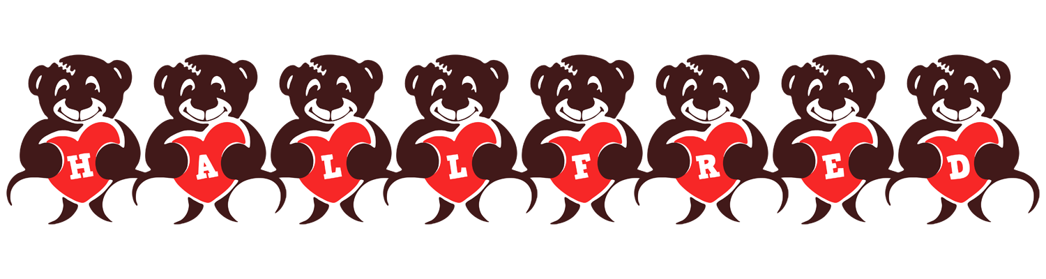 Hallfred bear logo