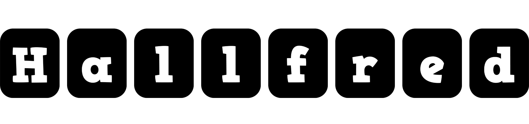 Hallfred box logo