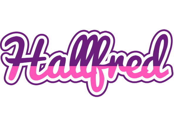 Hallfred cheerful logo