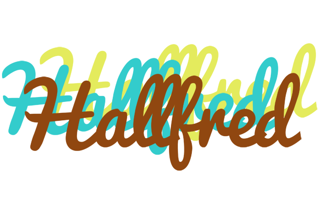Hallfred cupcake logo