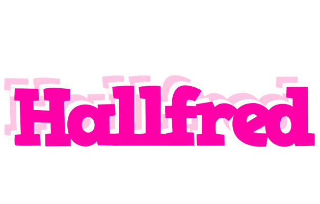 Hallfred dancing logo