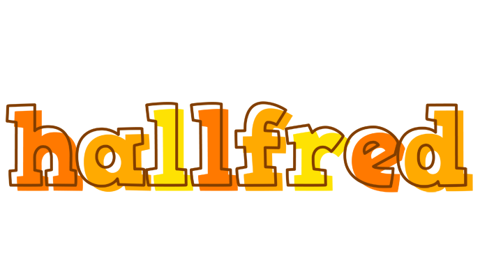 Hallfred desert logo