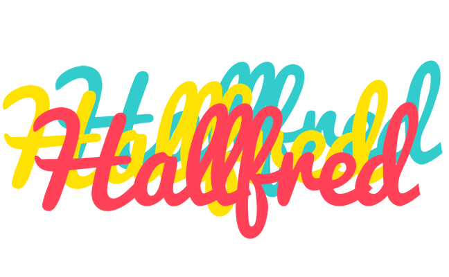 Hallfred disco logo