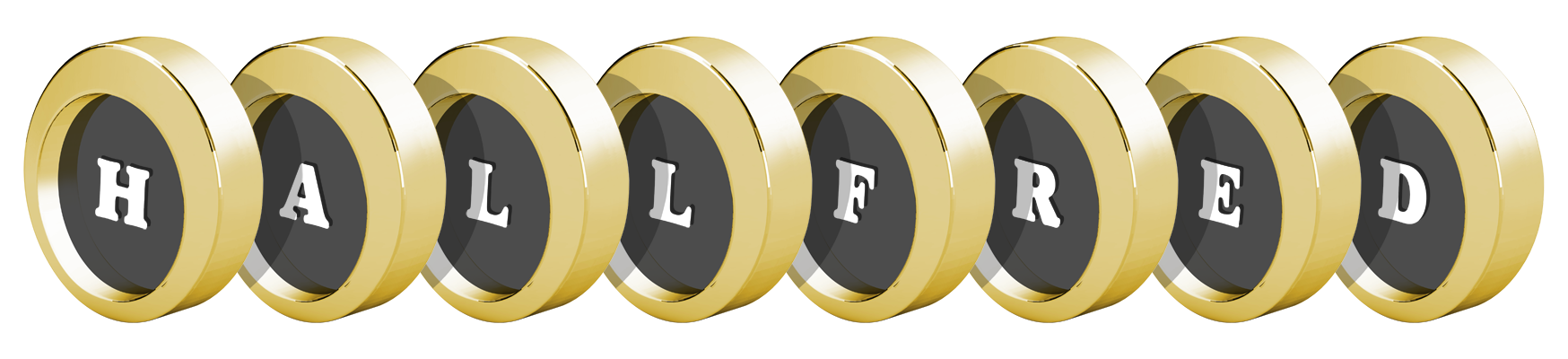 Hallfred gold logo