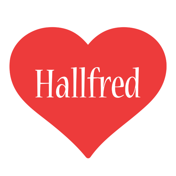 Hallfred love logo