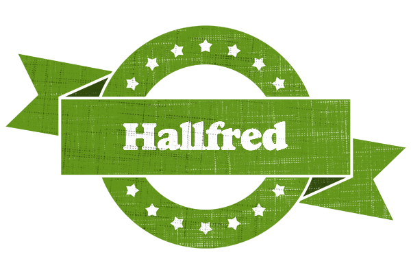 Hallfred natural logo