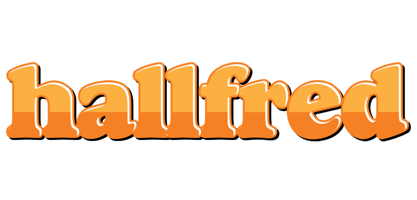 Hallfred orange logo