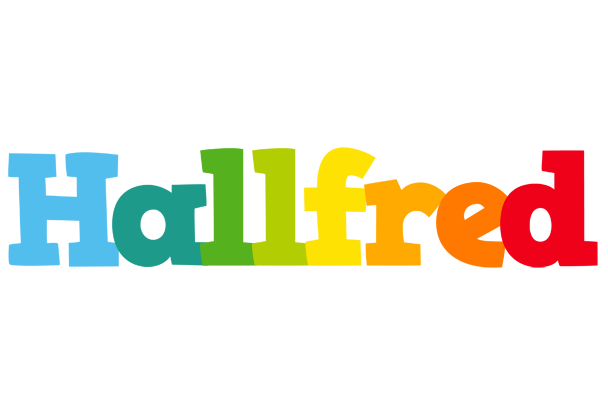 Hallfred rainbows logo