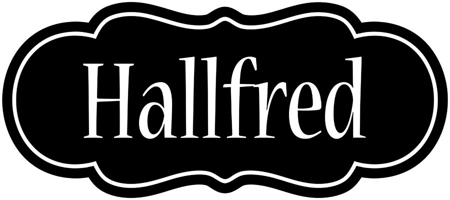Hallfred welcome logo