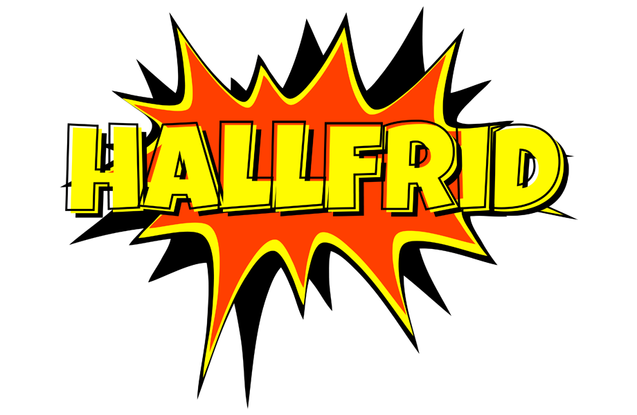 Hallfrid bazinga logo