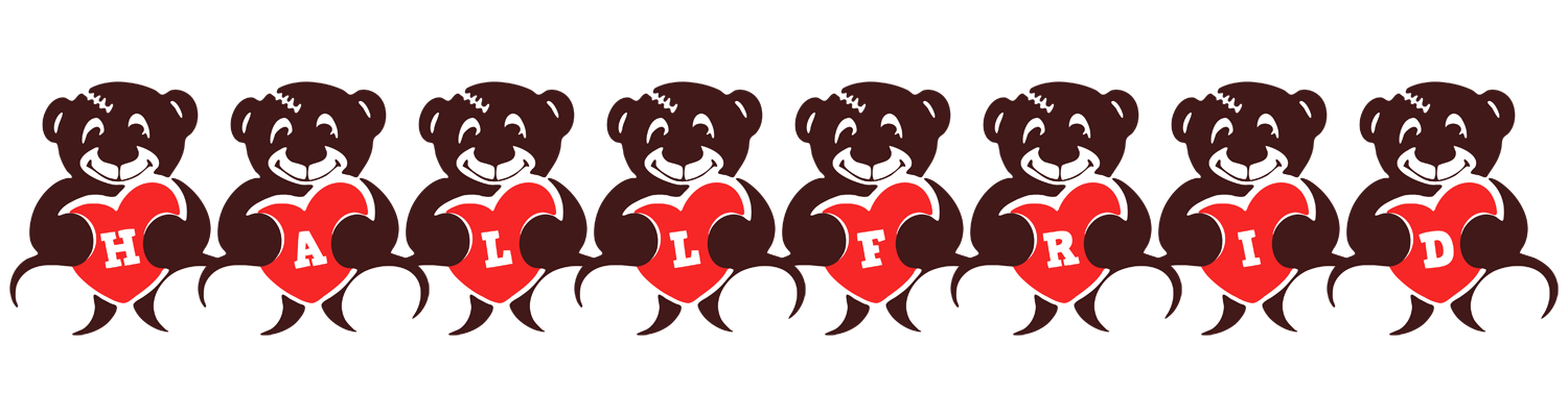 Hallfrid bear logo