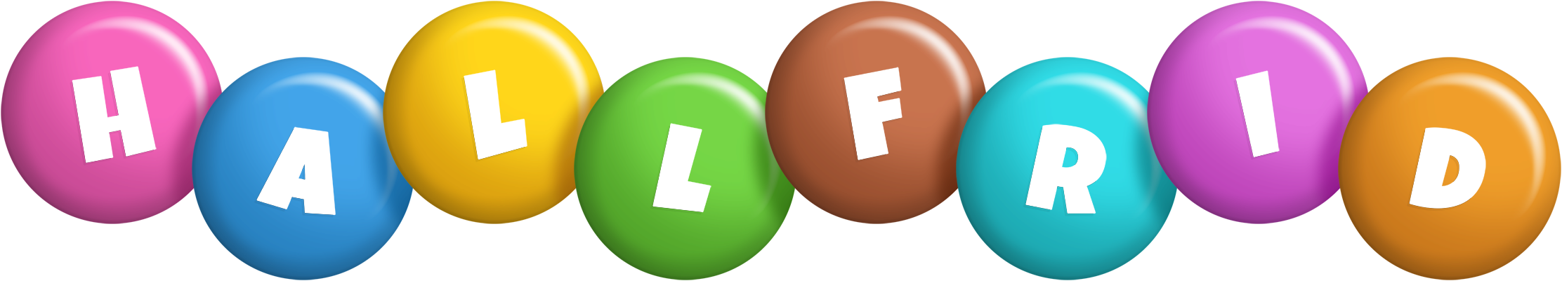 Hallfrid candy logo
