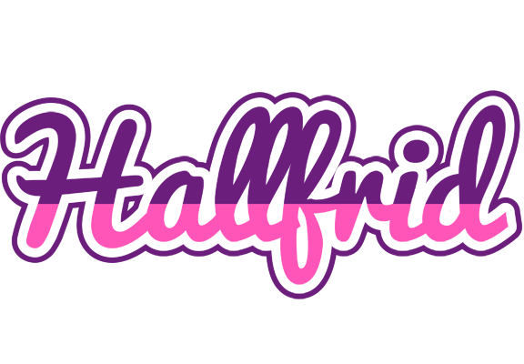 Hallfrid cheerful logo