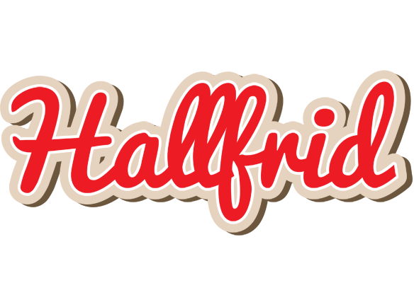 Hallfrid chocolate logo