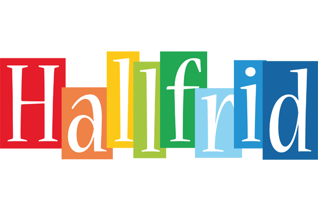 Hallfrid colors logo