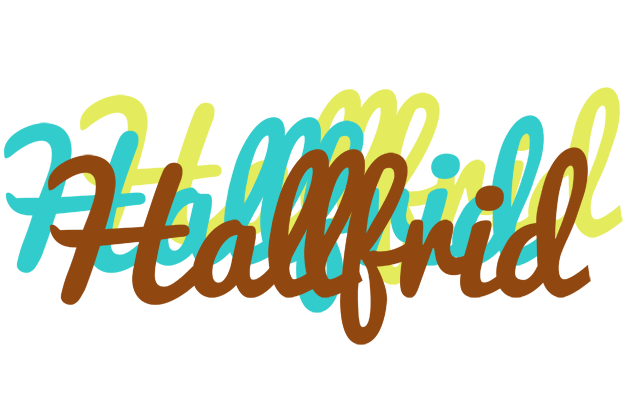 Hallfrid cupcake logo