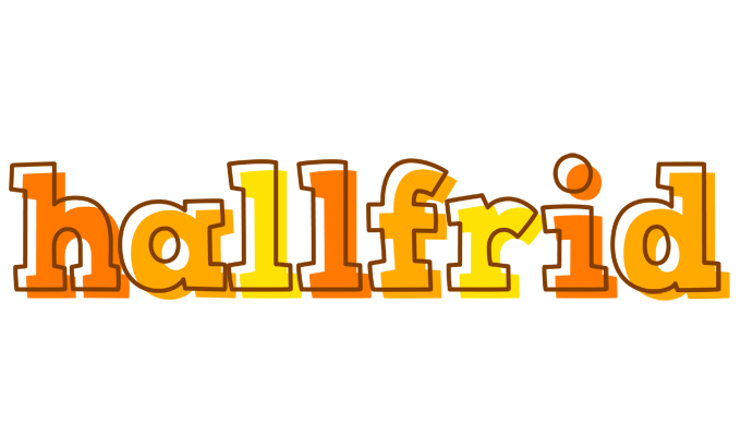 Hallfrid desert logo