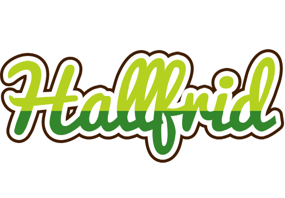 Hallfrid golfing logo