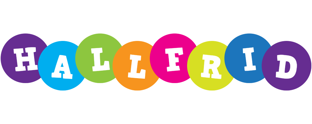 Hallfrid happy logo