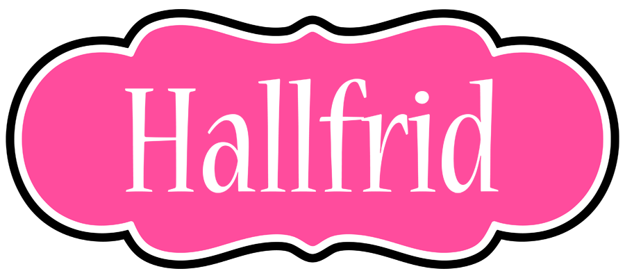Hallfrid invitation logo