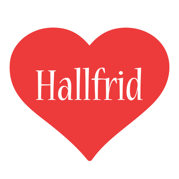 Hallfrid love logo