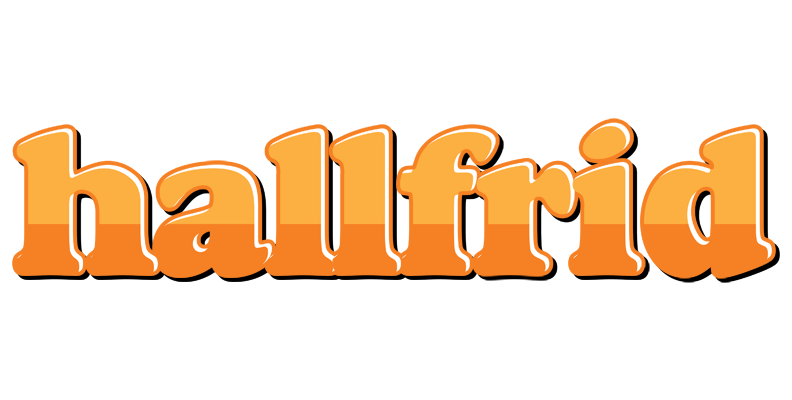 Hallfrid orange logo
