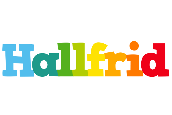 Hallfrid rainbows logo