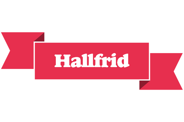 Hallfrid sale logo