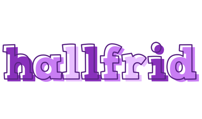Hallfrid sensual logo