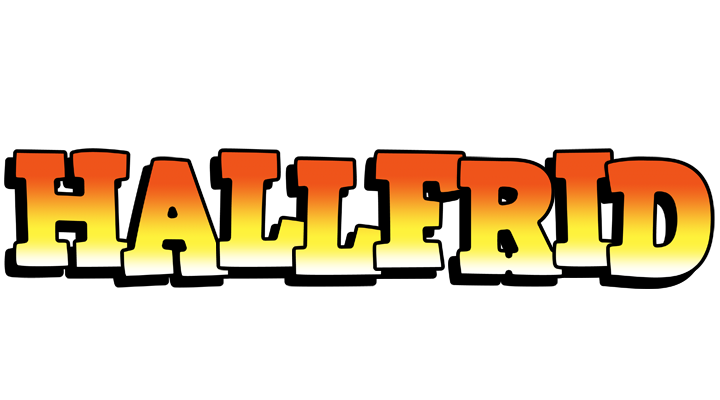 Hallfrid sunset logo