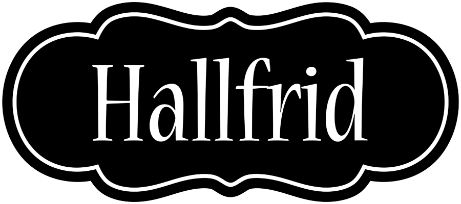 Hallfrid welcome logo
