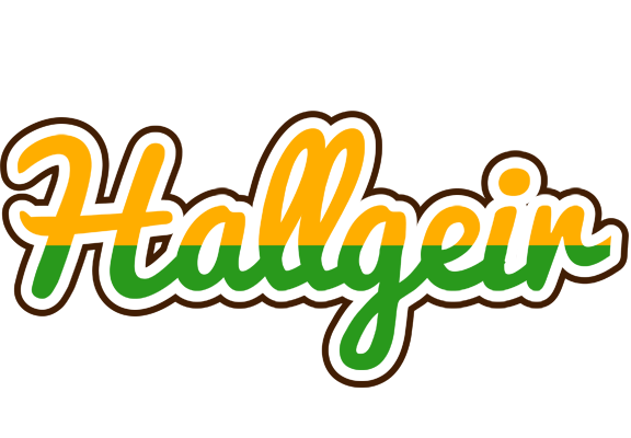 Hallgeir banana logo