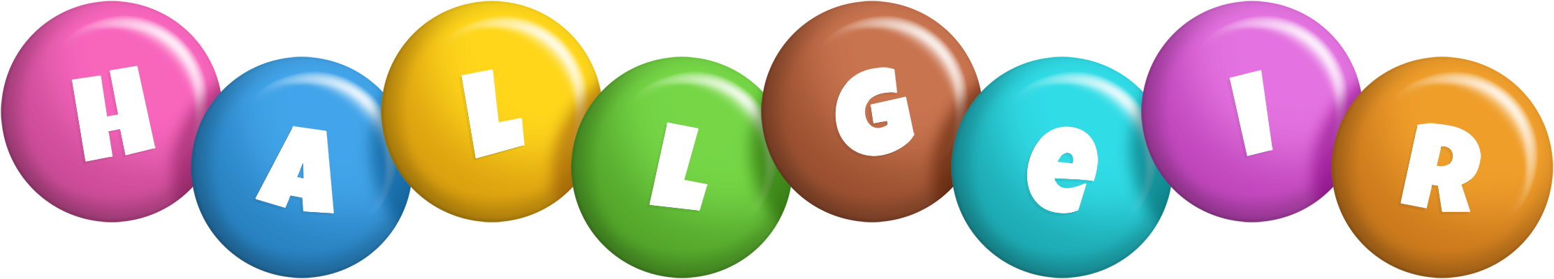 Hallgeir candy logo