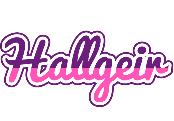 Hallgeir cheerful logo