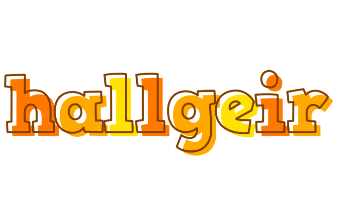Hallgeir desert logo