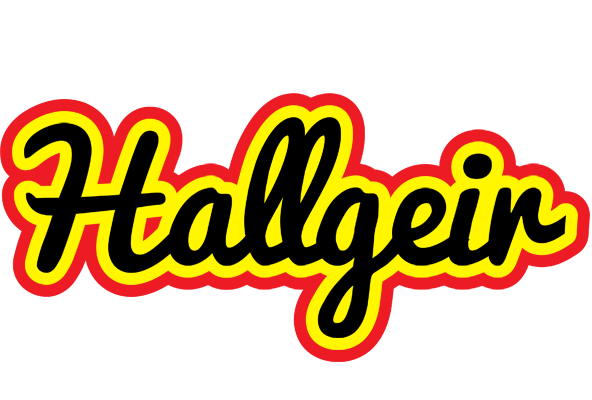 Hallgeir flaming logo