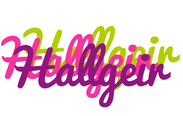 Hallgeir flowers logo