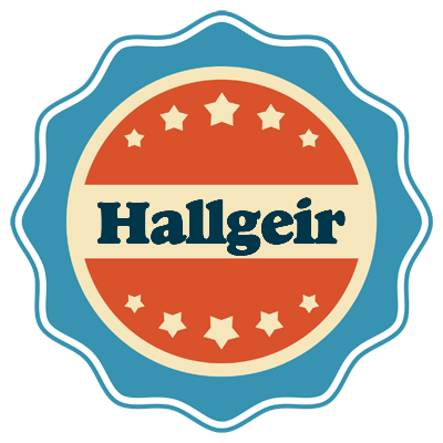 Hallgeir labels logo