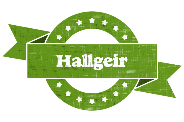 Hallgeir natural logo