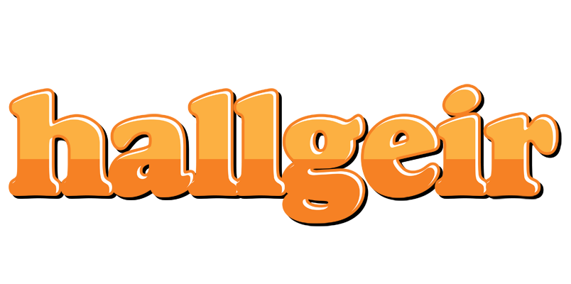 Hallgeir orange logo