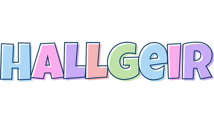 Hallgeir pastel logo