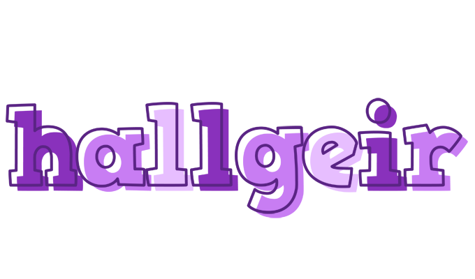 Hallgeir sensual logo
