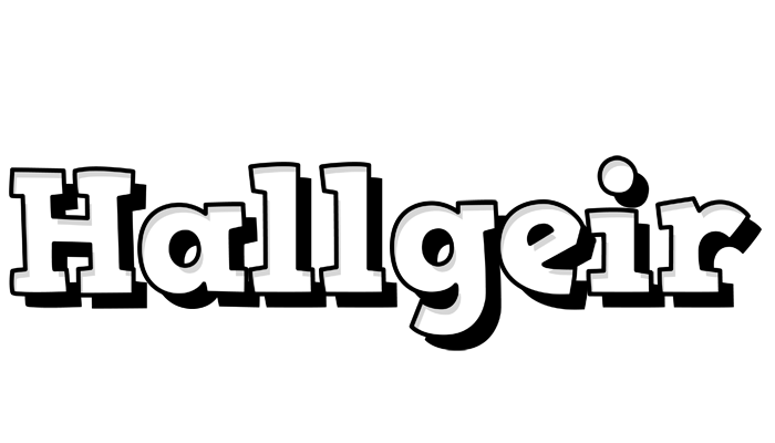 Hallgeir snowing logo