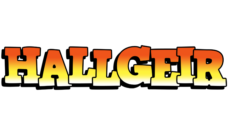 Hallgeir sunset logo