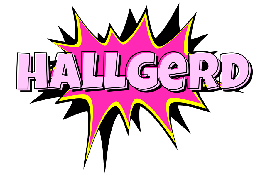 Hallgerd badabing logo